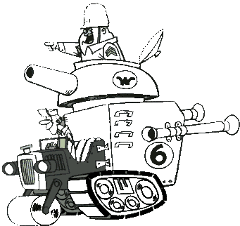 Sergeant Blast and Private Meekly in the Army Surplus Special